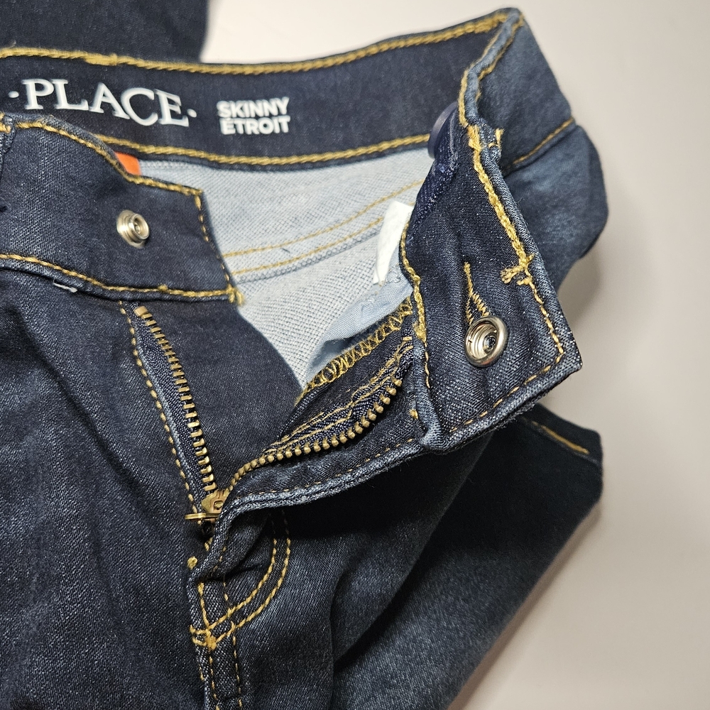 The Children's Place Dark Blue and Thereabouts Black Kids Pants Size 6 2pcs - Picture 9 of 9